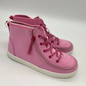 BILLY Footwear Girls' Haring Essential High Top Sneakers - Pink Sz 6 Big Kid